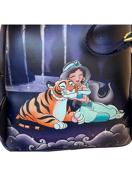 Loungefly Disney Aladdin Princess Jasmine Castle Abu Mini Backpack Genie Lamp main image 6